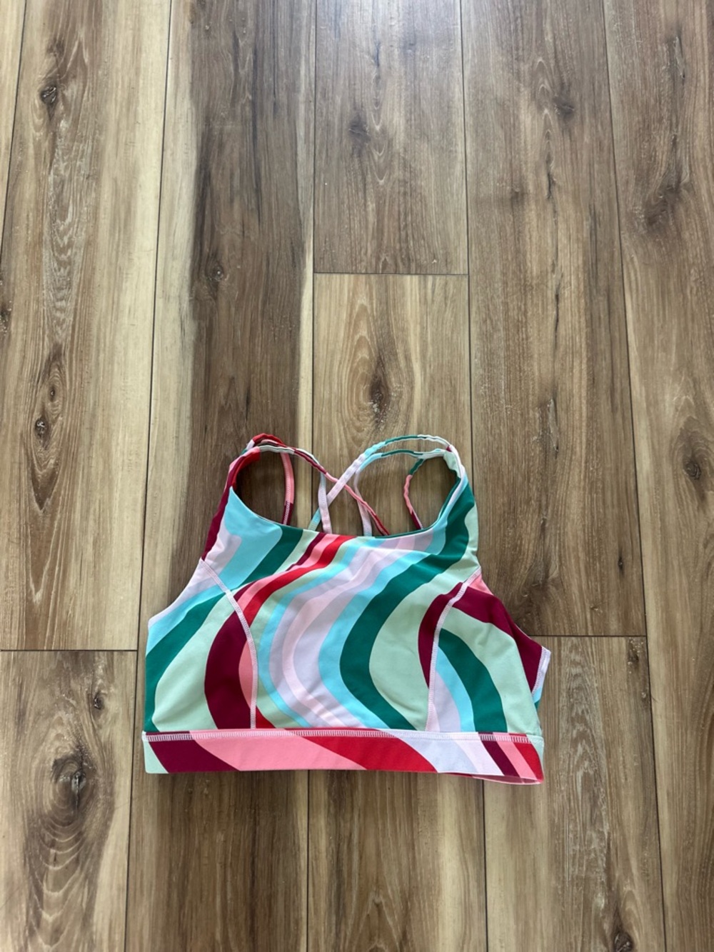 Torrid Active womens Colorful Striped Sports Bra size 1X - Picture 3 of 6